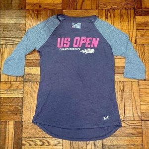 Champion US Open Official Gray three quarter tee